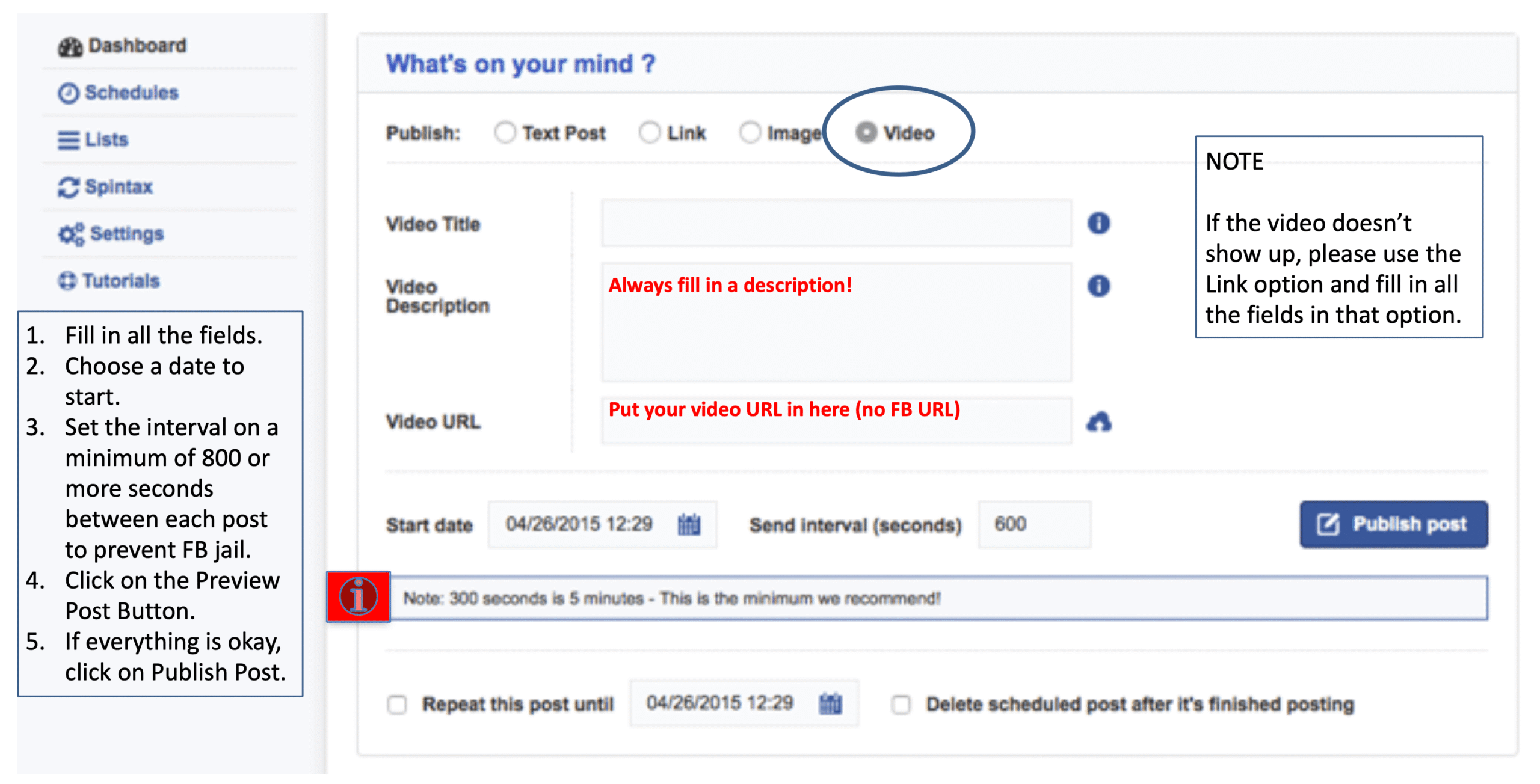 My original FGAP Software