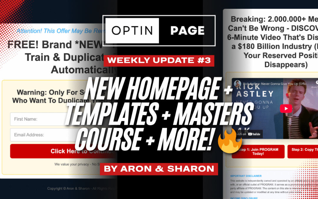 Weekly Update #3: New Homepage, Color Palettes & The Master’s Course