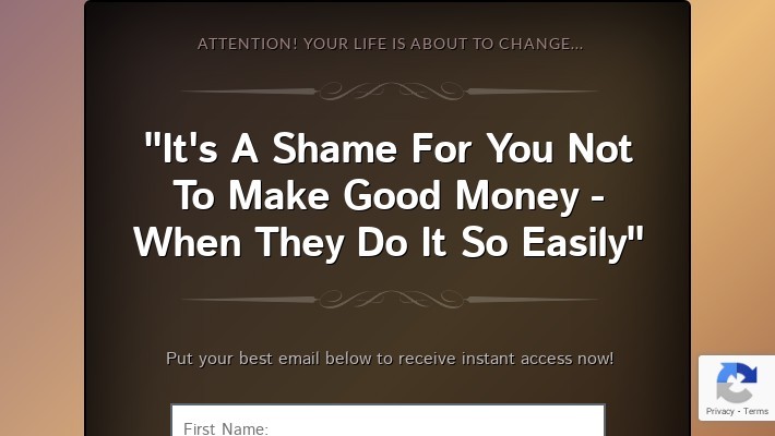 Optin Page #1 (Vintage Theme)