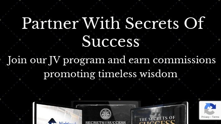 Optin Page #11 - Secrets Of Success - JV Invite